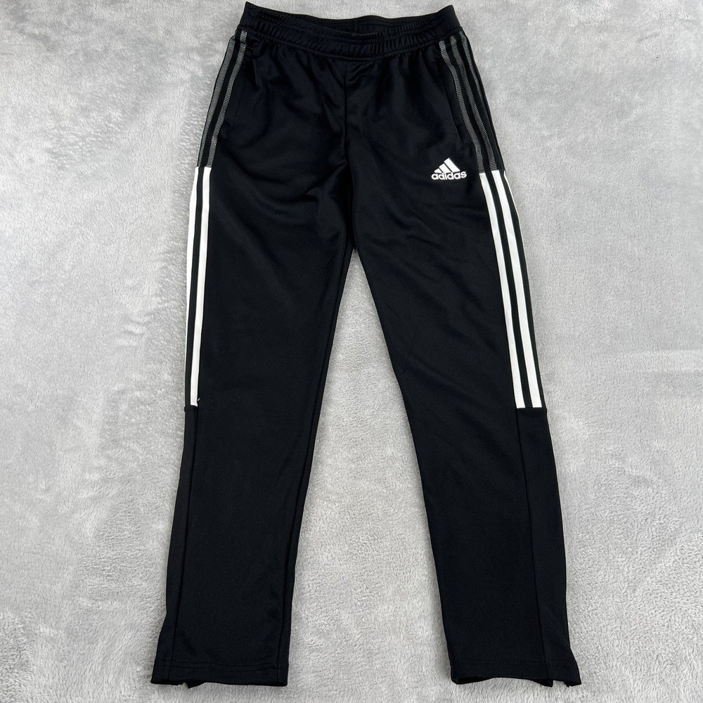 Adidas Tiro Track Pants Youth XL 14 15 Black Boys Kids Soccer GQ2395 Gym Fitness